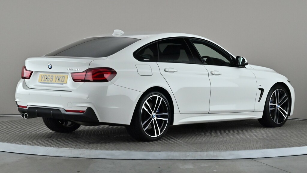 BMW 4 Series Gran Coupe 420D 190 M Sport Professional Media YD69YKO White #6