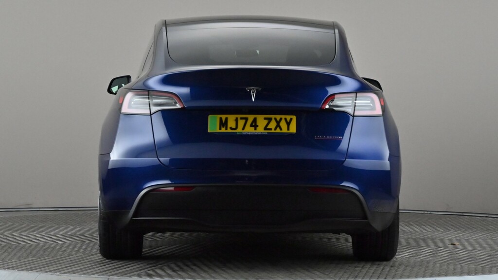 Tesla Model Y Long Range Awd MJ74ZXY Blue #5