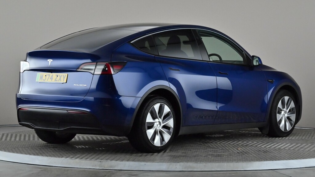 Tesla Model Y Long Range Awd MJ74ZXY Blue #6