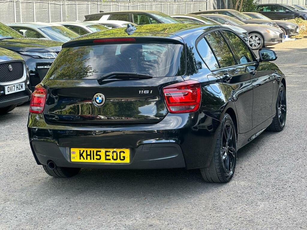 BMW 1 Series 1.6 116I M Sport Hatchback Euro 6 Black #6