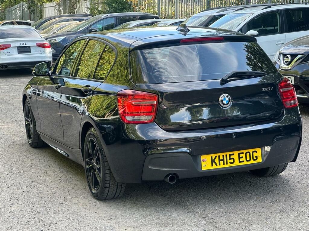 BMW 1 Series 1.6 116I M Sport Hatchback Euro 6 Black #5