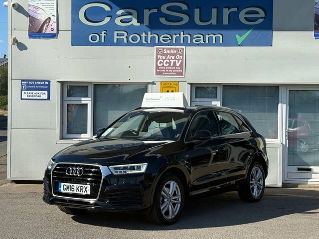 Audi Q3 2.0 Tdi S Line Suv Euro 6 Ss GM16KRX Black