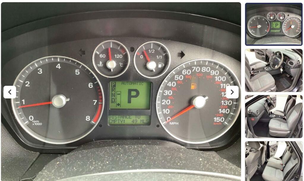 Ford Focus Estate 1.6 Zetec Climate 200707 Red #13