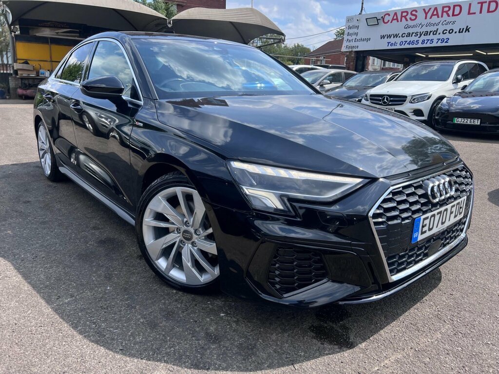 Audi A3 1.5 Tfsi 35 S Line S Tronic Euro 6 Ss EO70FDU Black #4