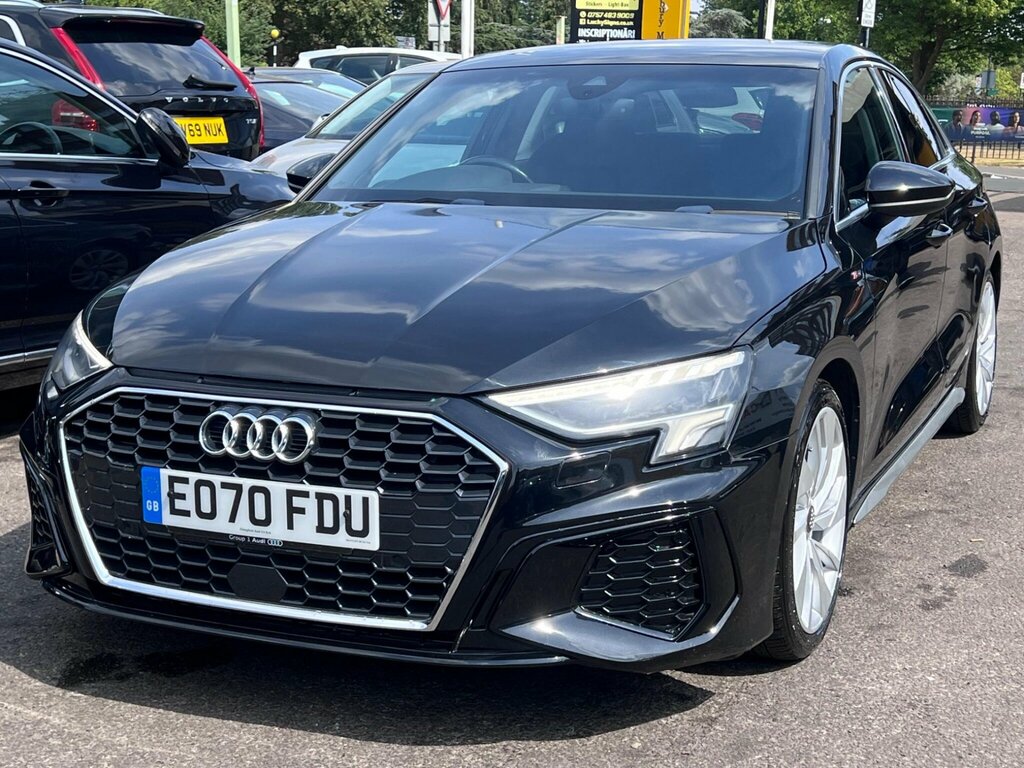 Audi A3 1.5 Tfsi 35 S Line S Tronic Euro 6 Ss EO70FDU Black #6