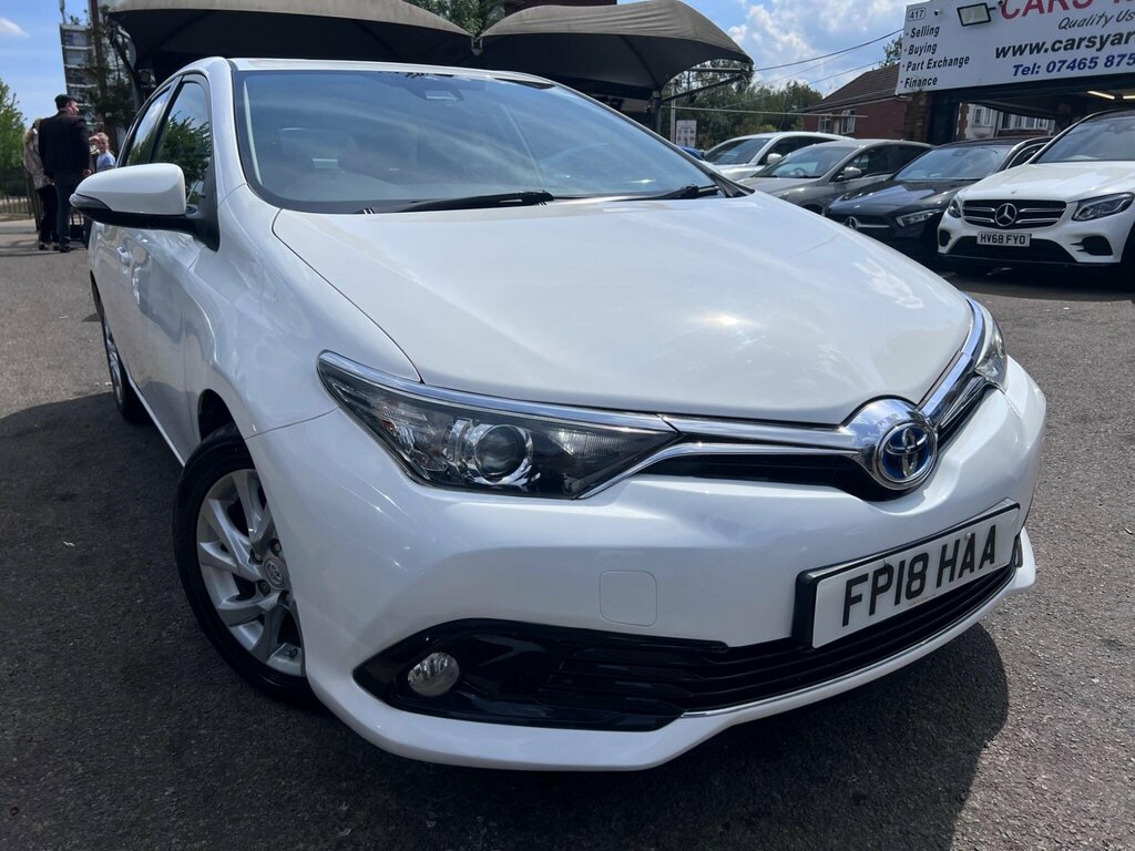 Toyota Auris 1.8 Vvt-h Icon Tech Cvt Euro 6 Ss FP18HAA White #5