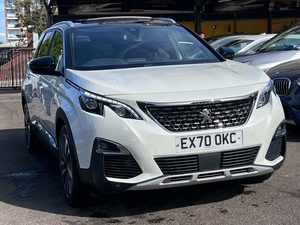 Peugeot 5008 1.6 Puretech Gt Line Premium Eat Euro 6 Ss White #5