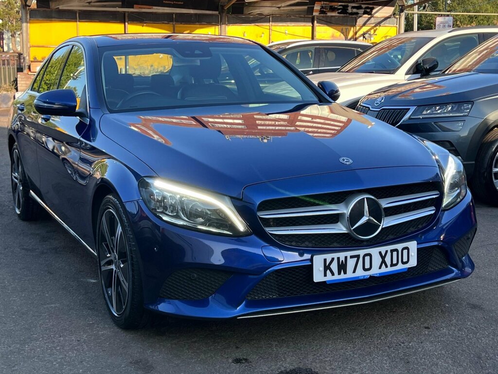 Mercedes-Benz C Class 1.5 C200 Mhev Eq Boost Sport G-tronic Euro 6 Ss Blue