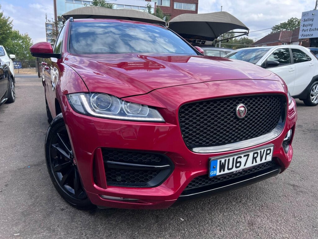 Jaguar F-Pace 2.0 D240 R-sport Awd Euro 6 Ss WU67RVP Red #5