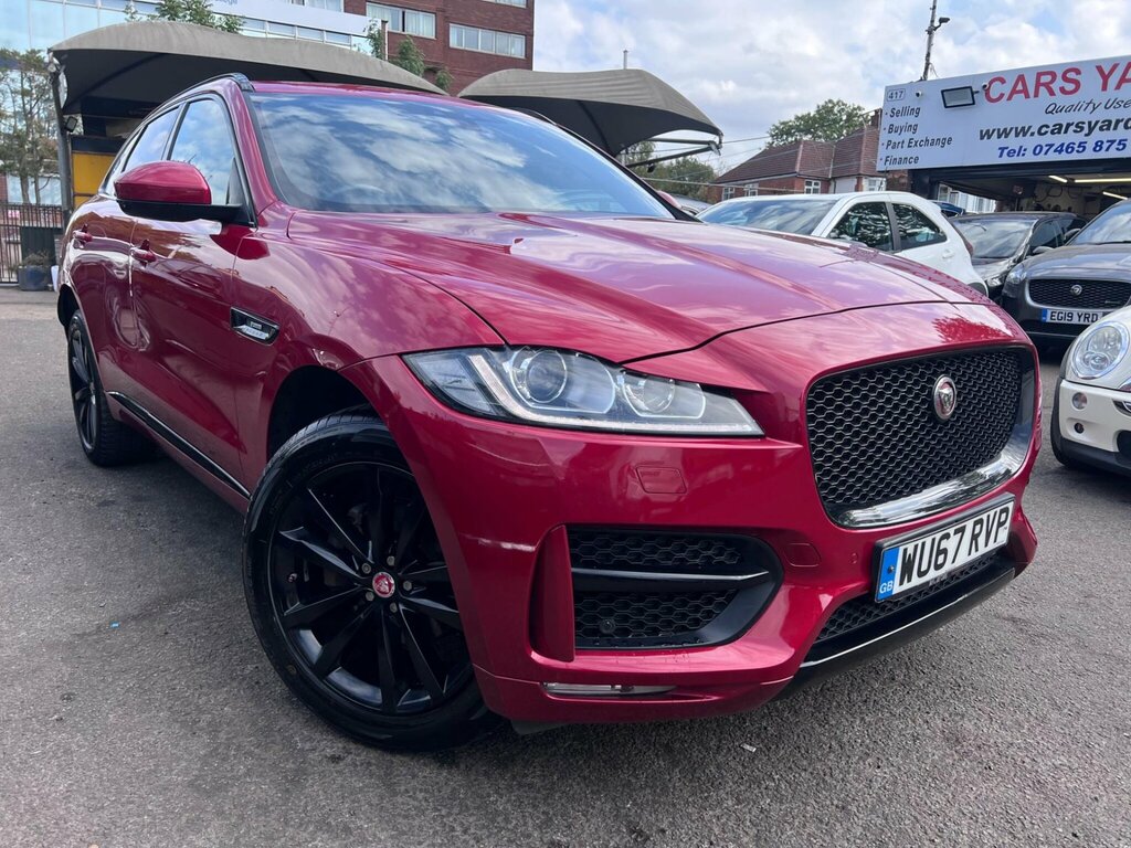Jaguar F-Pace 2.0 D240 R-sport Awd Euro 6 Ss WU67RVP Red #4