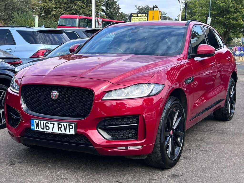 Jaguar F-Pace 2.0 D240 R-sport Awd Euro 6 Ss WU67RVP Red #6