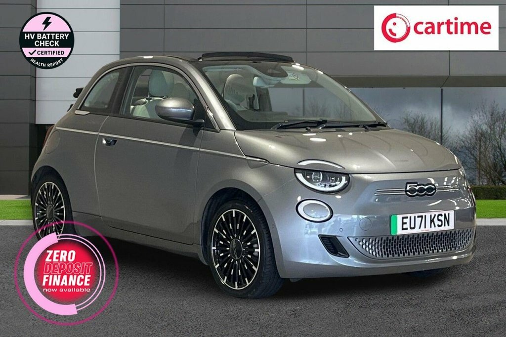Fiat 500E C Convertible Grey