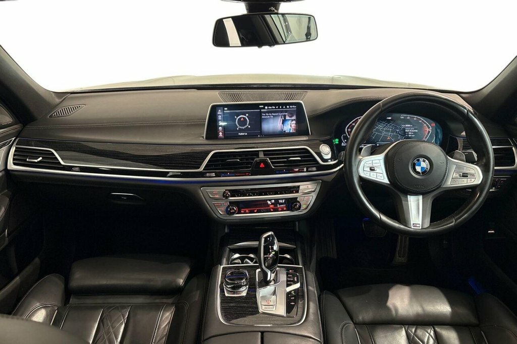 BMW 7 Series 3.0 730Ld M Sport Euro 6 Ss White #10