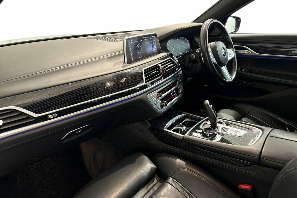 BMW 7 Series 3.0 730Ld M Sport Euro 6 Ss White #9