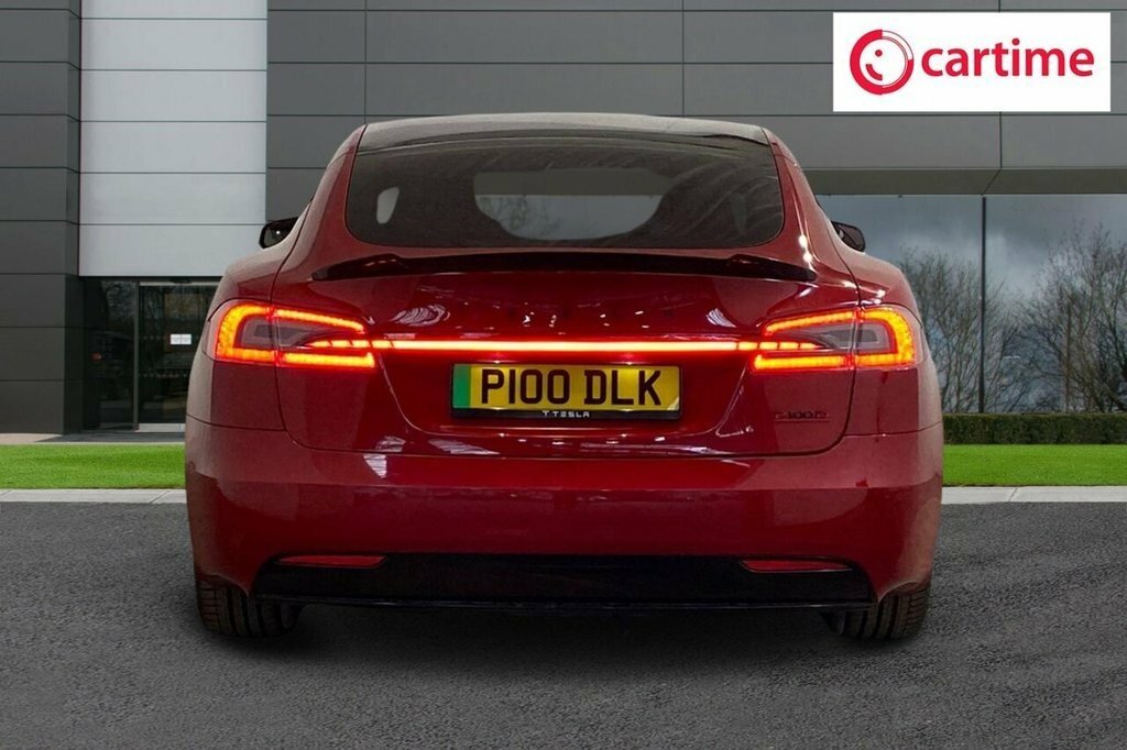 Tesla Model S Hatchback P100DLK Red #4