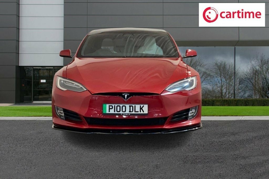 Tesla Model S Hatchback P100DLK Red #3