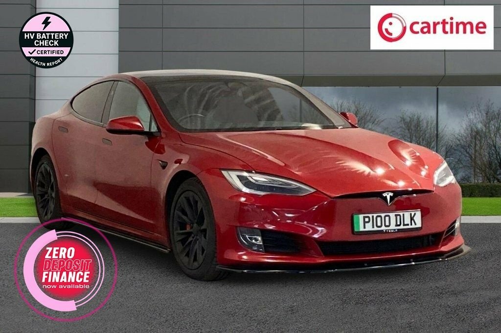 Tesla Model S Hatchback Red