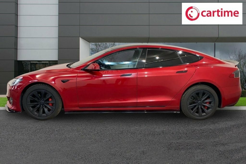 Tesla Model S Hatchback P100DLK Red #6