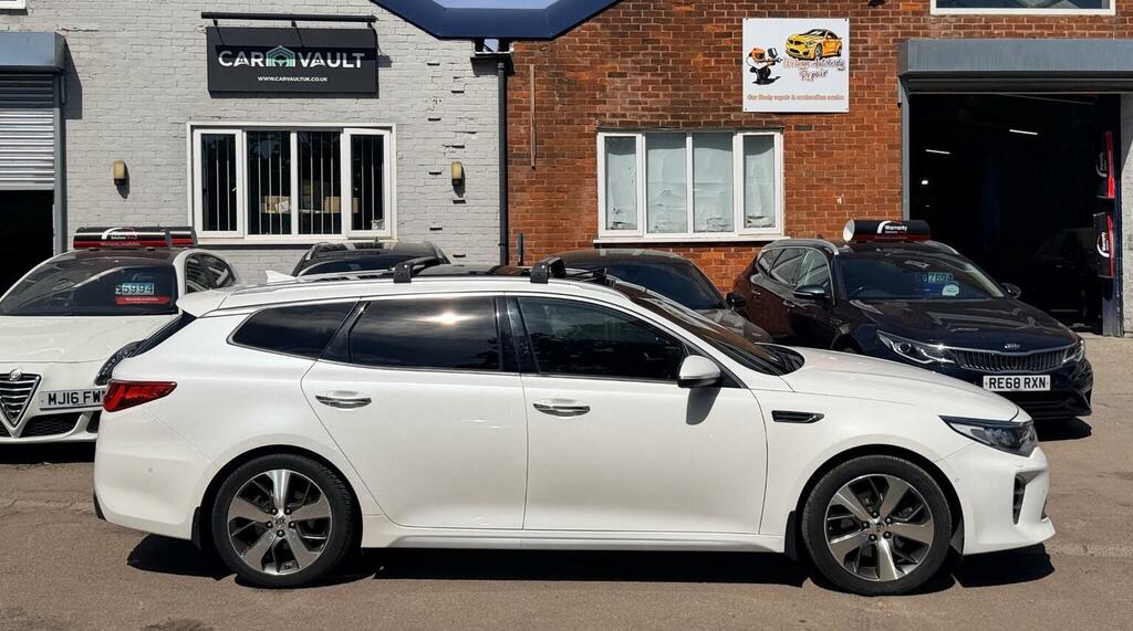 Kia Optima 1.7 Crdi Gt-line S Sportswagon Dct Euro 6 Ss White #9