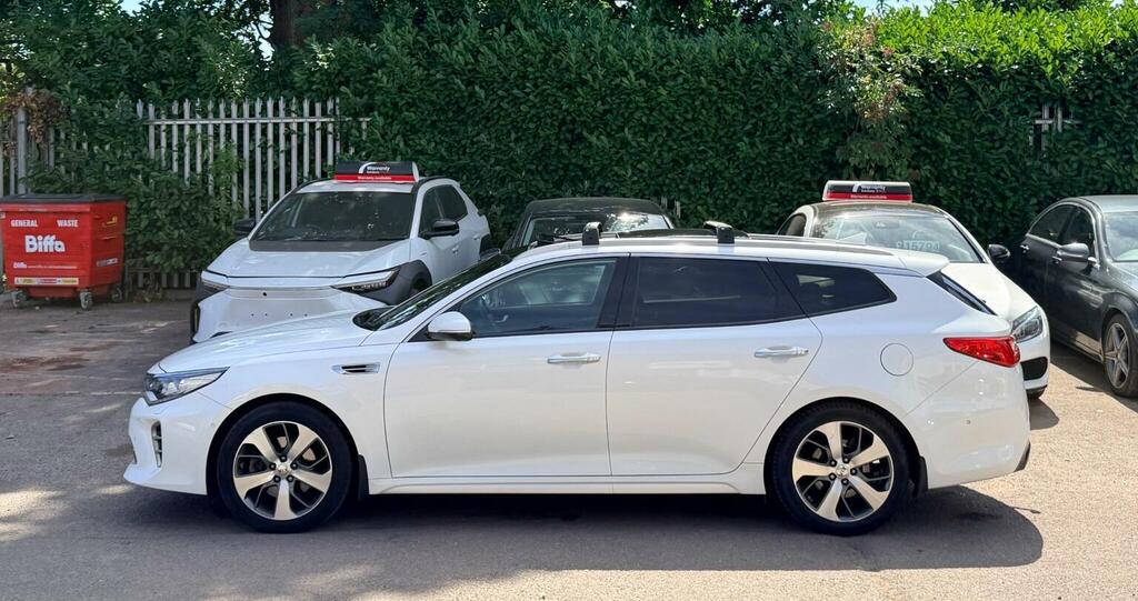Kia Optima 1.7 Crdi Gt-line S Sportswagon Dct Euro 6 Ss White #5