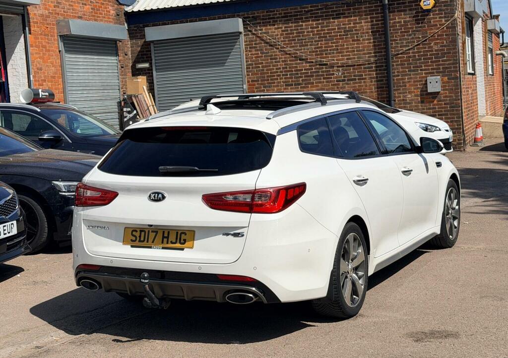Kia Optima 1.7 Crdi Gt-line S Sportswagon Dct Euro 6 Ss White #8