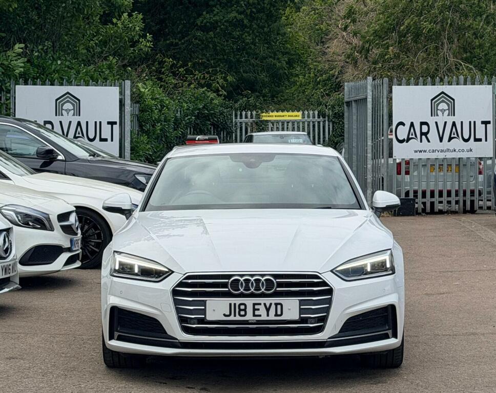 Audi A5 Coupe 2.0 Tdi S Line S Tronic Euro 6 Ss 20 J18EYD White #2