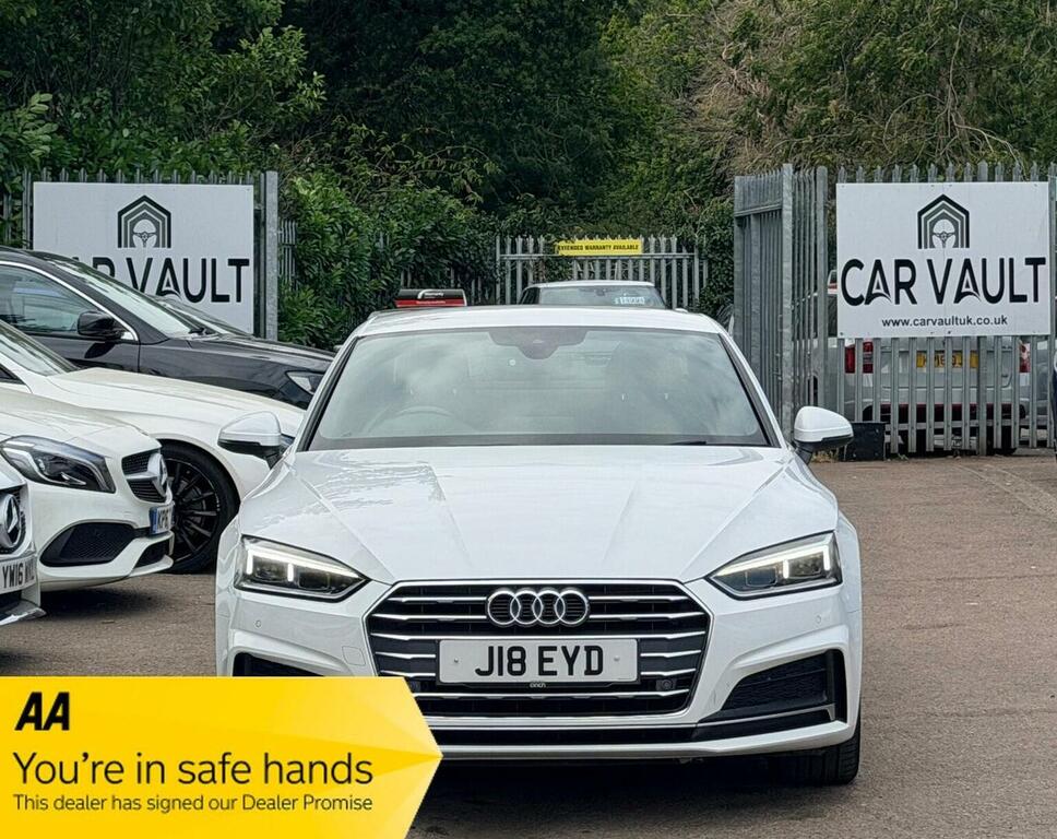 Audi A5 Coupe 2.0 Tdi S Line S Tronic Euro 6 Ss 20 J18EYD White #3