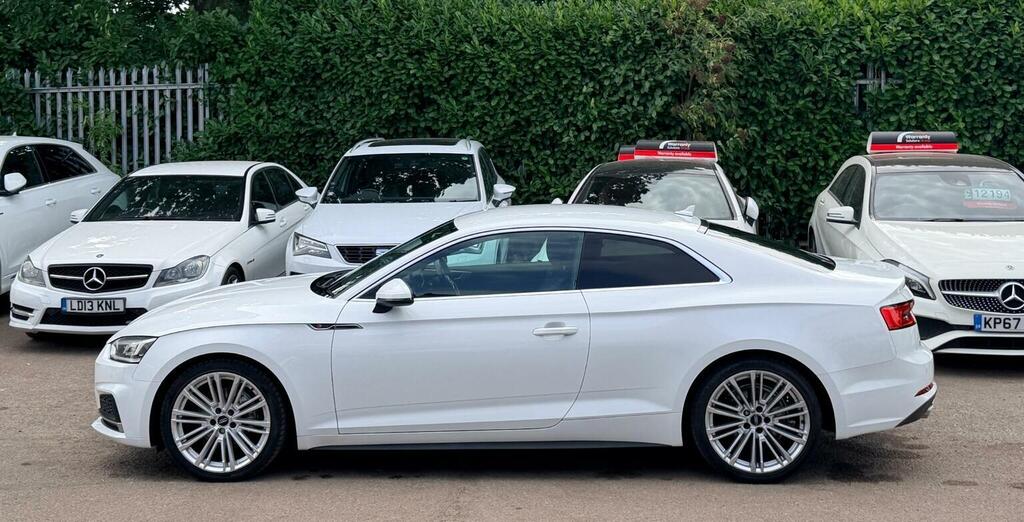 Audi A5 Coupe 2.0 Tdi S Line S Tronic Euro 6 Ss 20 J18EYD White #5