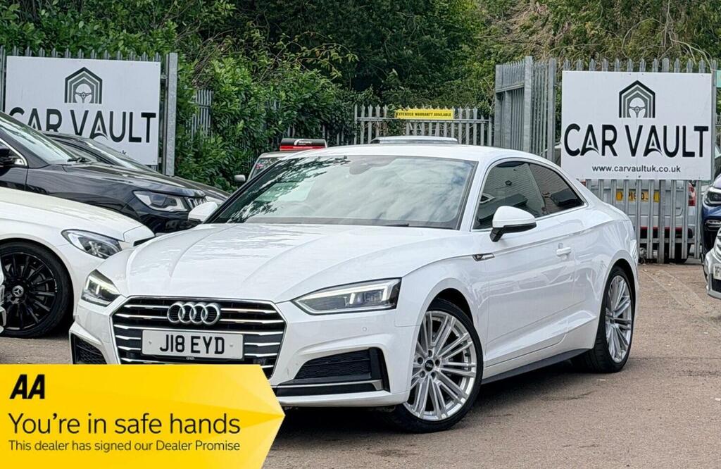 Audi A5 Coupe 2.0 Tdi S Line S Tronic Euro 6 Ss 20 White