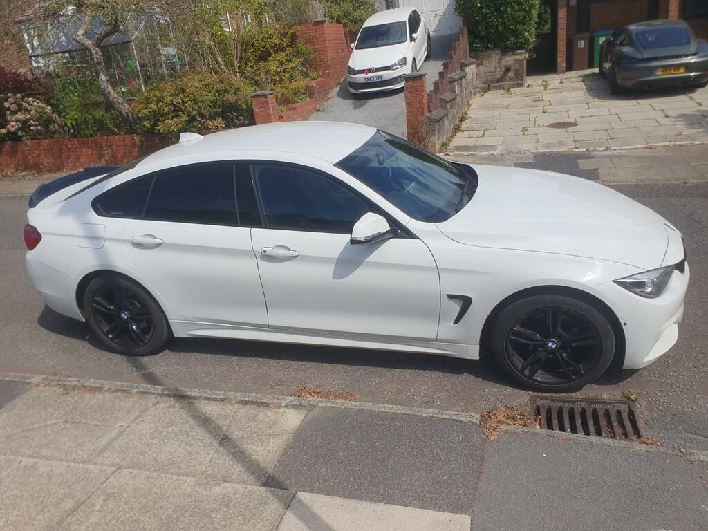 BMW 4 Series Gran Coupe 2.0 420D Xdrive M Sport Gran Coupe White #4