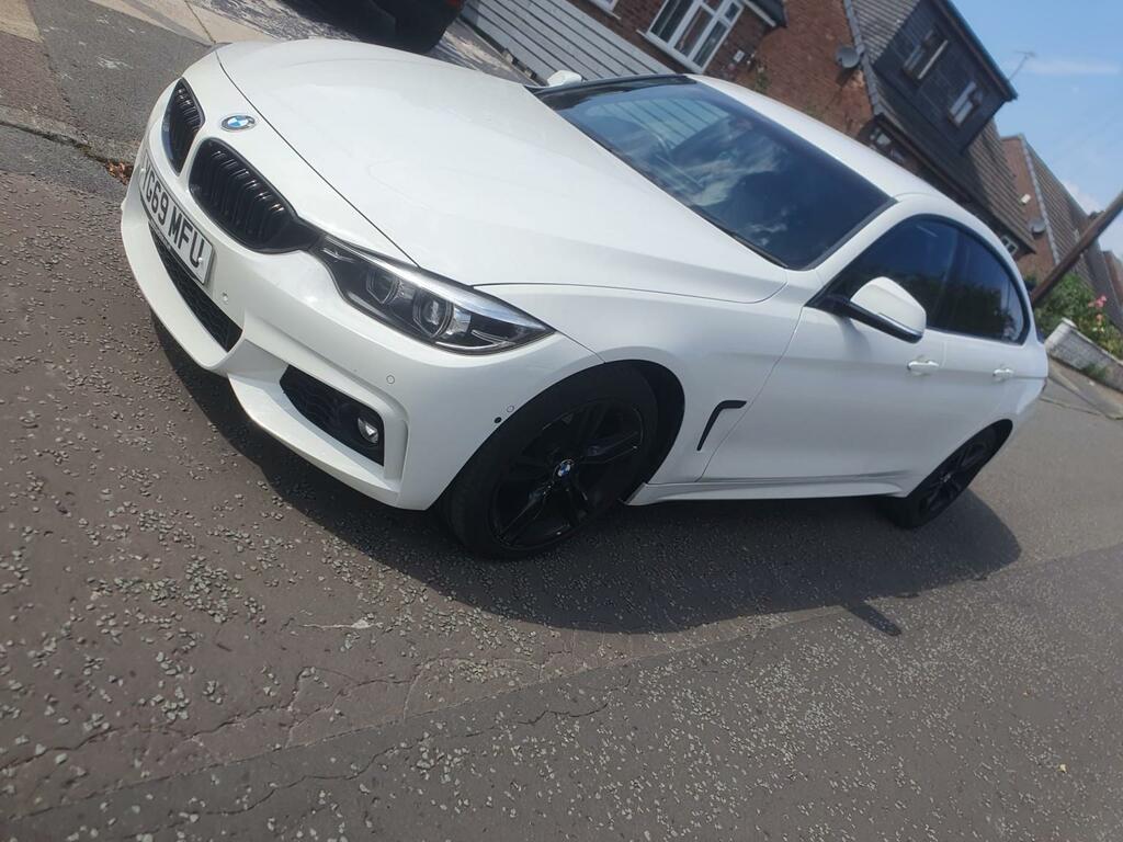 BMW 4 Series Gran Coupe 2.0 420D Xdrive M Sport Gran Coupe White #3