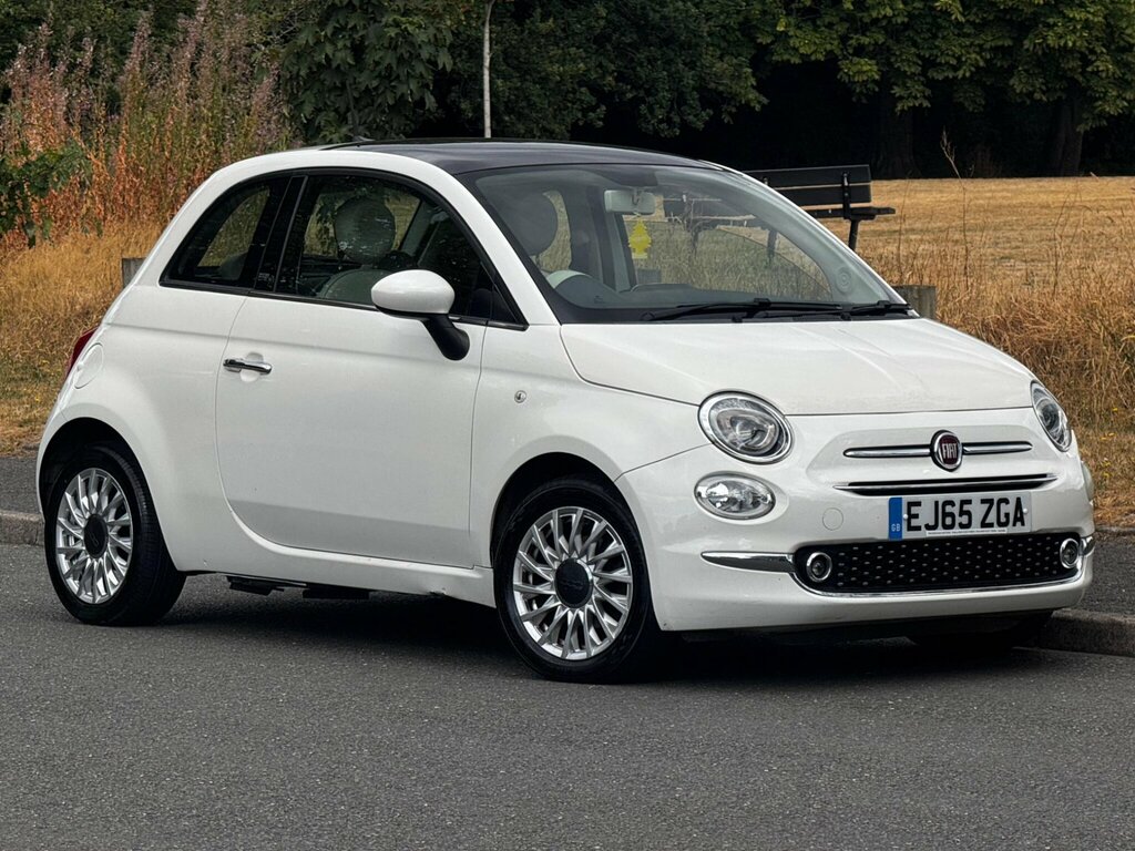 Fiat 500 1.2 Lounge Euro 6 Ss White