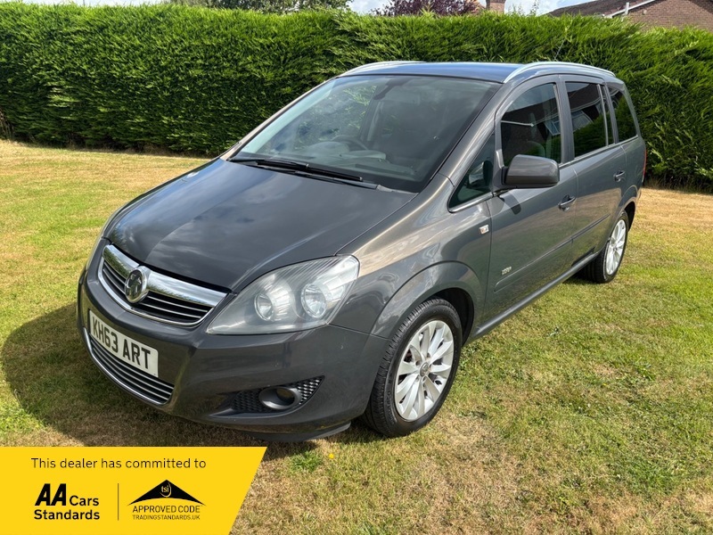 Vauxhall Zafira Design 7 Seater Grey