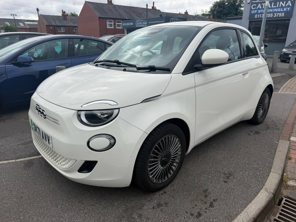 Fiat 500E Hatchback White #5