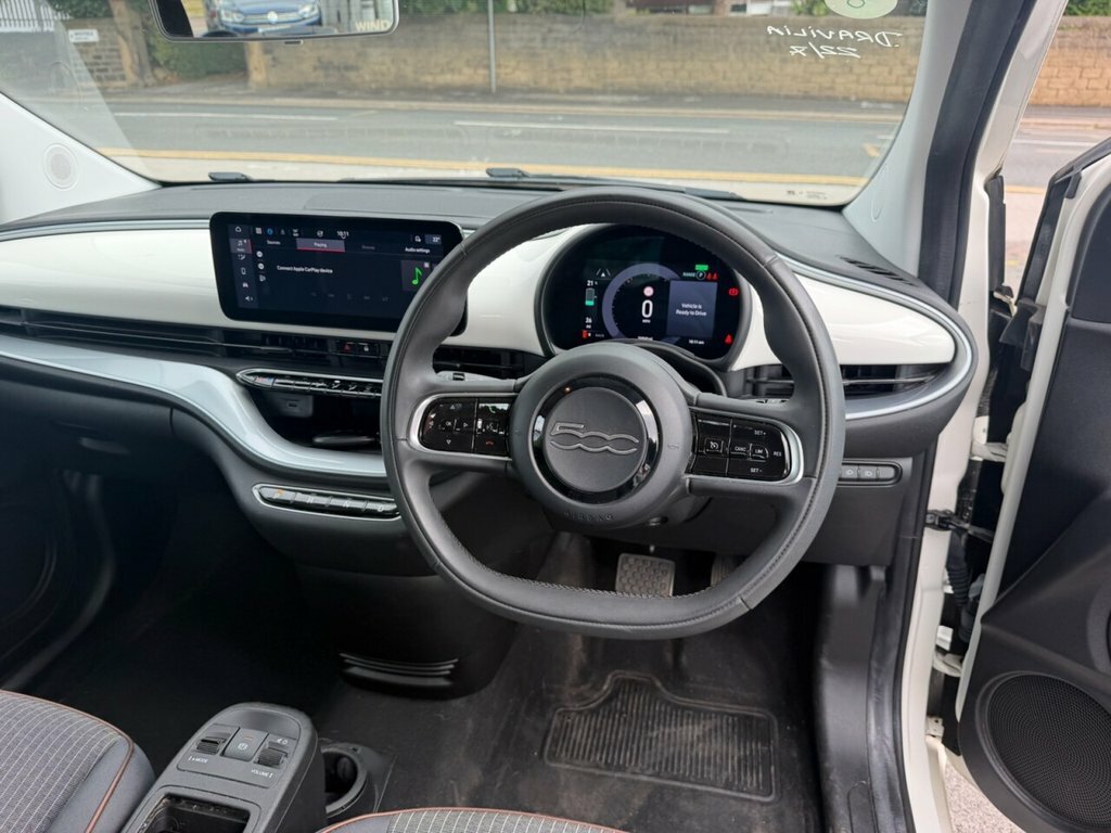Fiat 500E Hatchback White #4