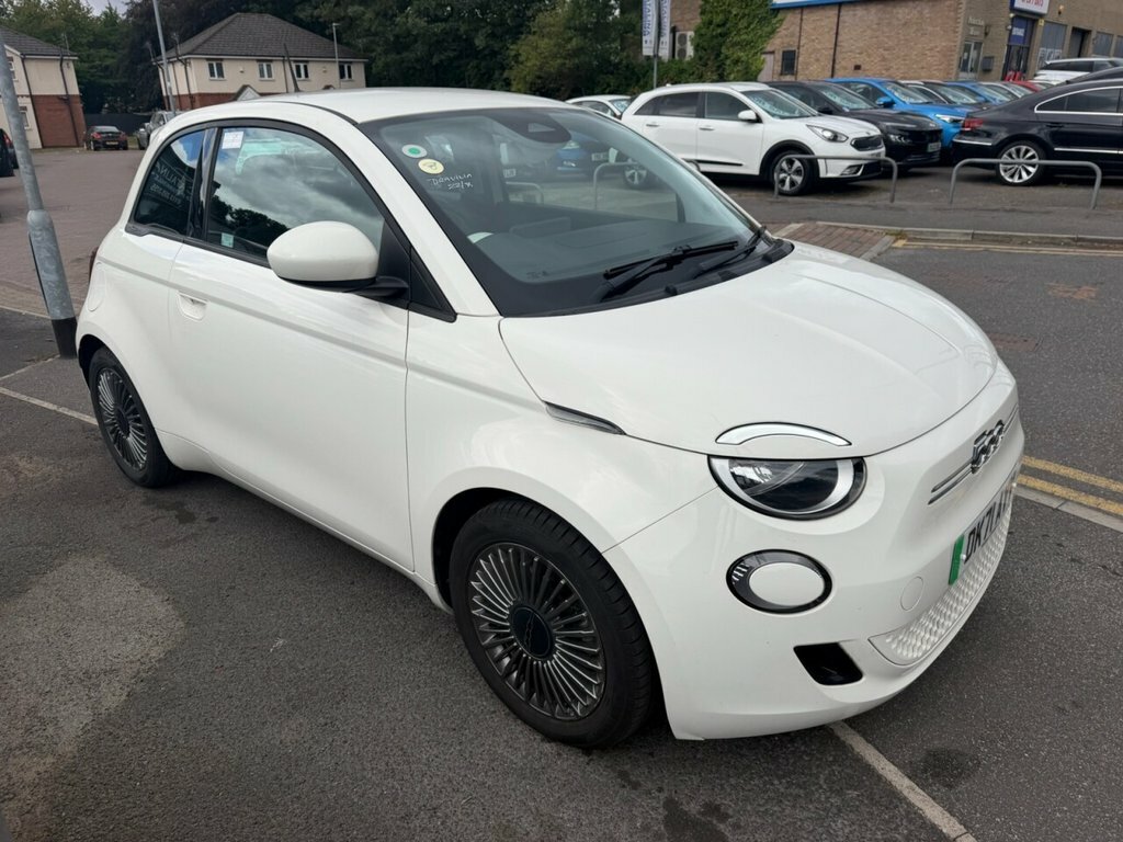 Fiat 500E Hatchback White #3