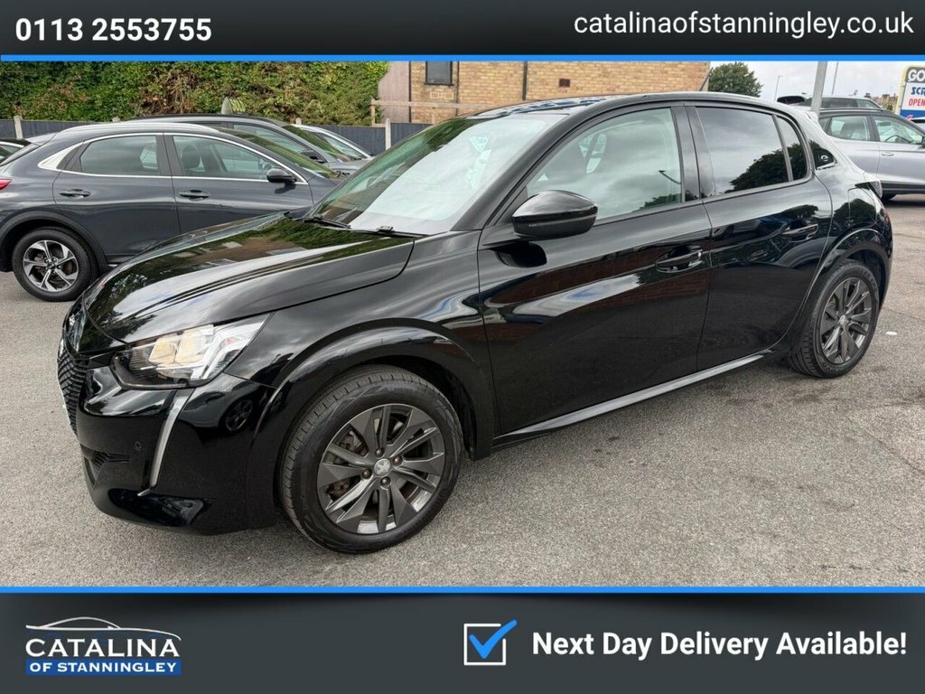 Peugeot e-208 Hatchback Black #3