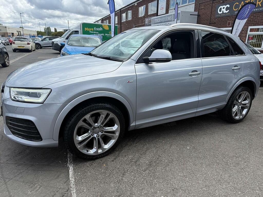 Audi Q3 2.0 Tdi S Line Plus Suv Quattro Silver #5