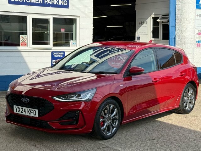 Ford Focus 1.0T Ecoboost Mhev St-line Hatchback Hy Red