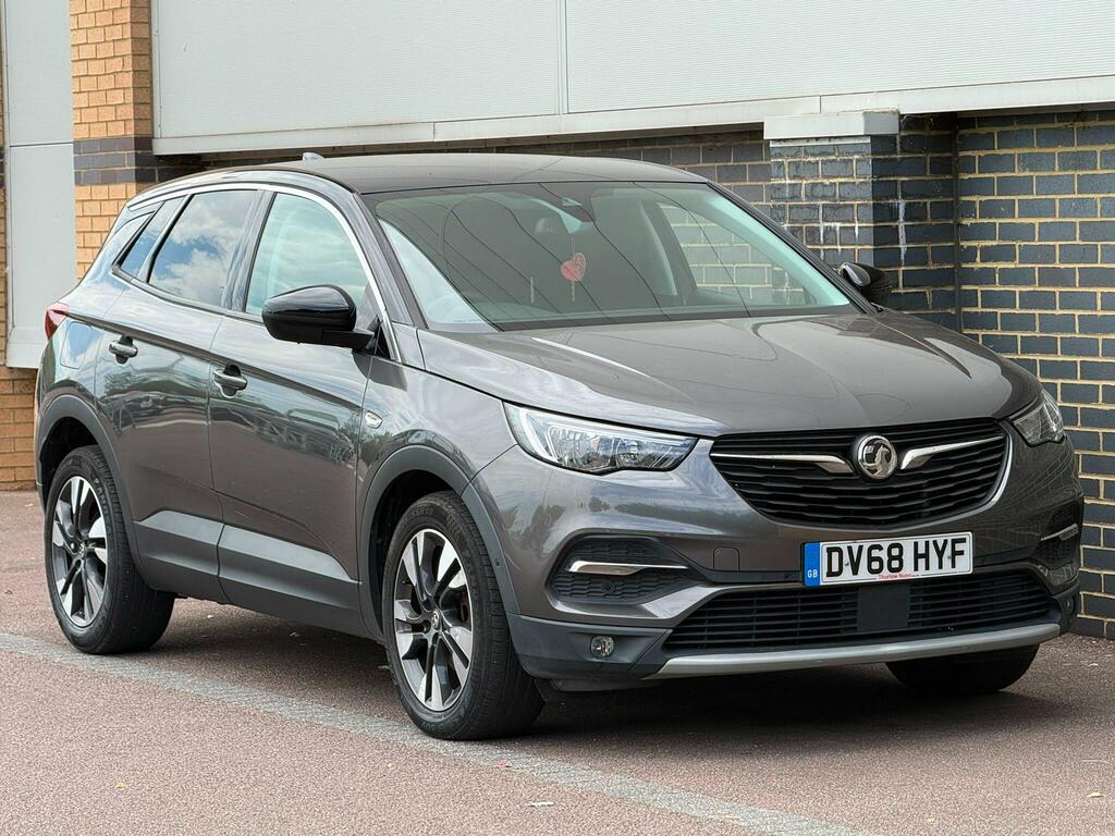 Vauxhall Grandland X 1.2 Turbo Sport Nav Euro 6 Ss DV68HYF Grey #5