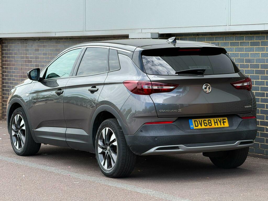 Vauxhall Grandland X 1.2 Turbo Sport Nav Euro 6 Ss DV68HYF Grey #4