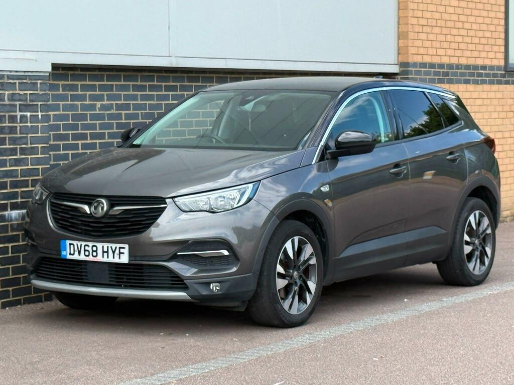 Vauxhall Grandland X 1.2 Turbo Sport Nav Euro 6 Ss DV68HYF Grey #3