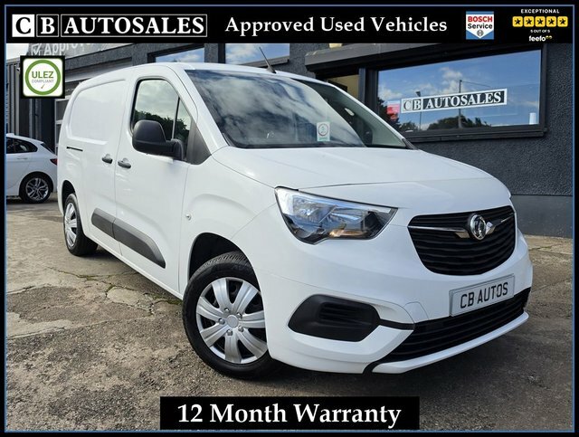 Vauxhall Combo 2020 1.5 Turbo D 2300 Sportive Panel Van Diese White