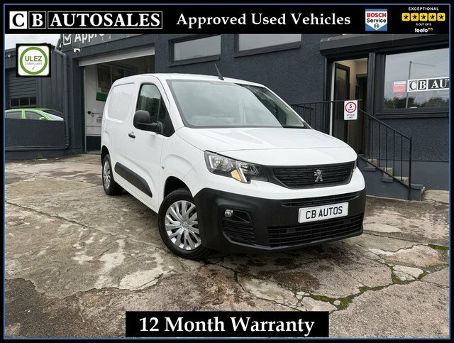 Peugeot Partner 2019 1.5 Bluehdi 1000 Professional Standard Panel White