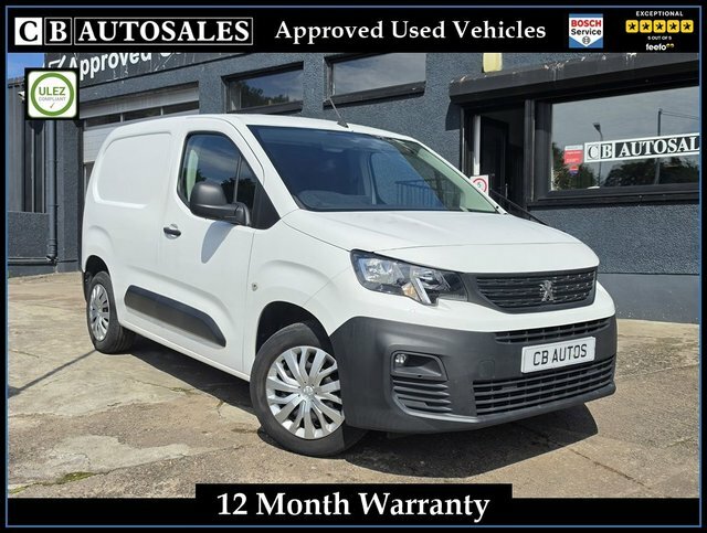 Peugeot Partner 2020 1.5 Bluehdi 1000 Professional Standard Panel White