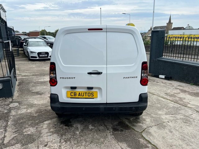 Peugeot Partner 2018 1.6 Bluehdi 855 Professional Panel Van Di White #5