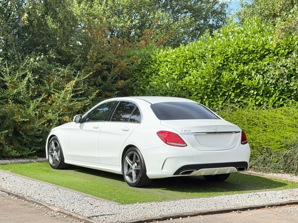 Mercedes-Benz C Class Saloon 2.1 C220d Amg Line 7G-tronic Euro 6 Ss Silver #9