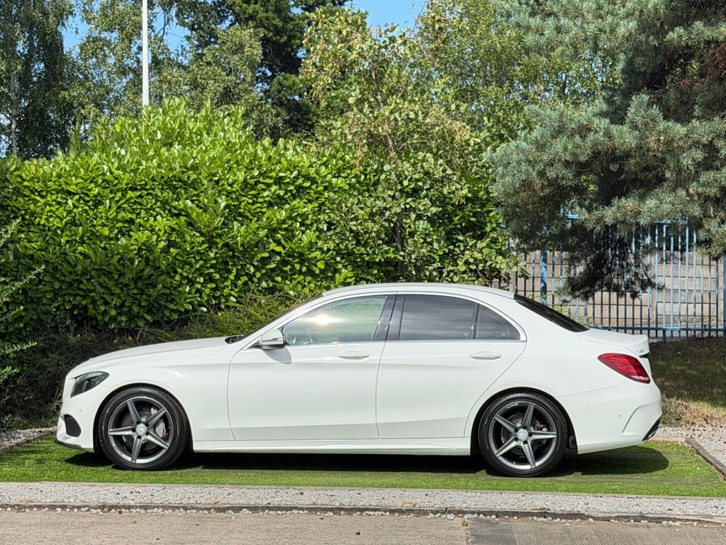 Mercedes-Benz C Class Saloon 2.1 C220d Amg Line 7G-tronic Euro 6 Ss Silver #27