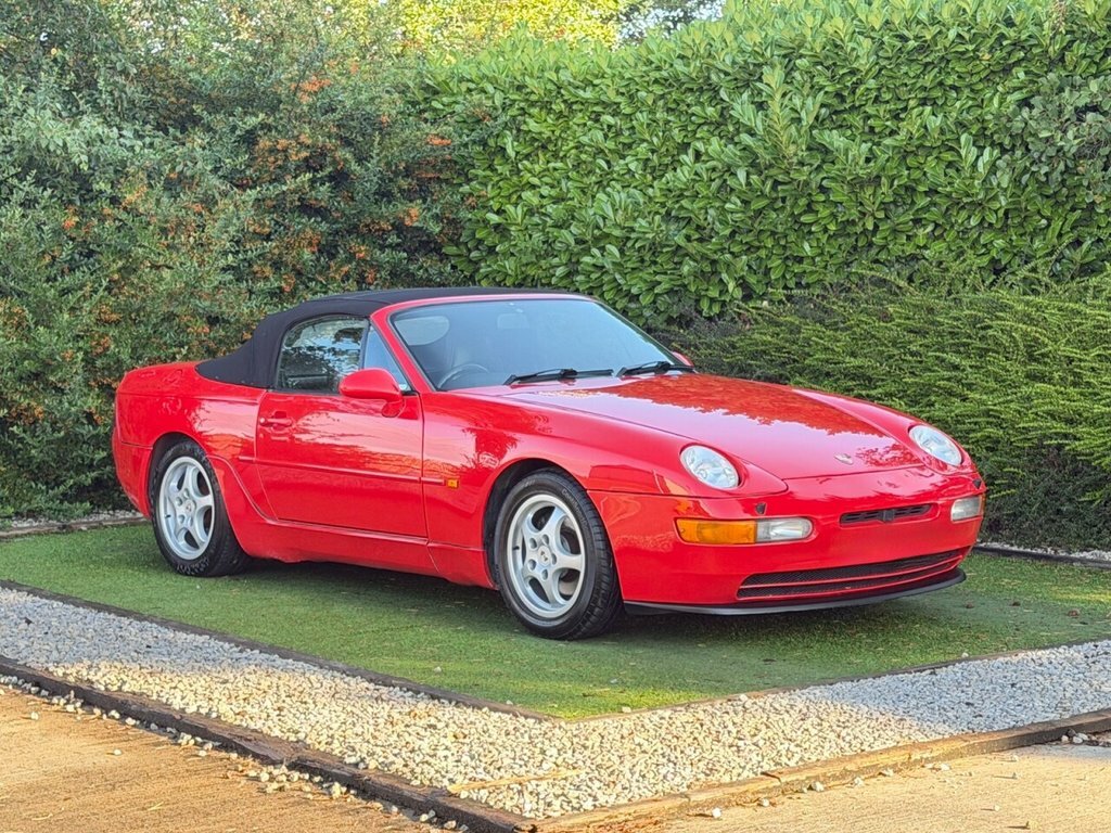 Porsche 968 Convertible Red