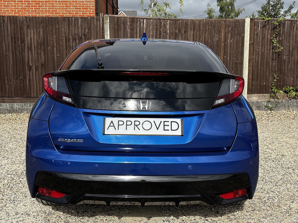 Honda Civic I-vtec Se Plus Blue #6